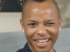 Calvin Collins bends over, spreads his ass & pokes his hole