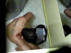 Guy caught playng after solarium