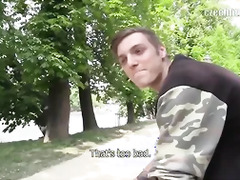 CZECH HUNTER 357 - Buff Muscular Hunk Enjoys Getting His Asshole Fucked