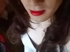 Sissy slut almost caught jerking off by parents